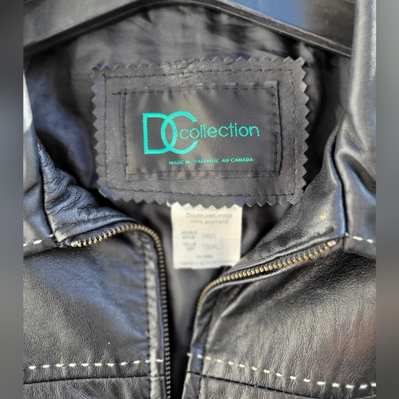 Vintage Ladies DC Collection leather jacket size XL made in Canada - Picture 2 of 7